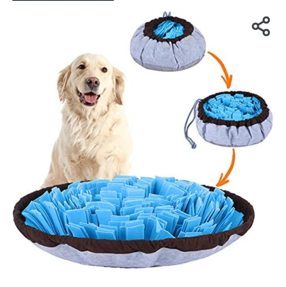Pet snuffle bowl mat